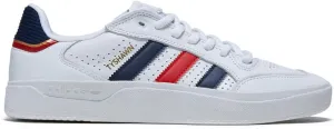 Adidas Tyshawn Low Shoes - White/Better Scarlet/Gold Metallic - 9.5