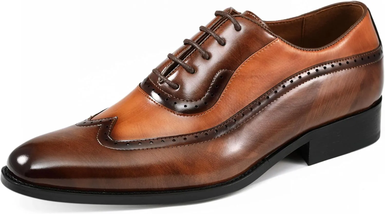 Amali Piedmont - Mens Dress Shoes - Oxford Shoes for Men - Tuxedo Shoes - Lace Up Mens Casual Dress Shoes