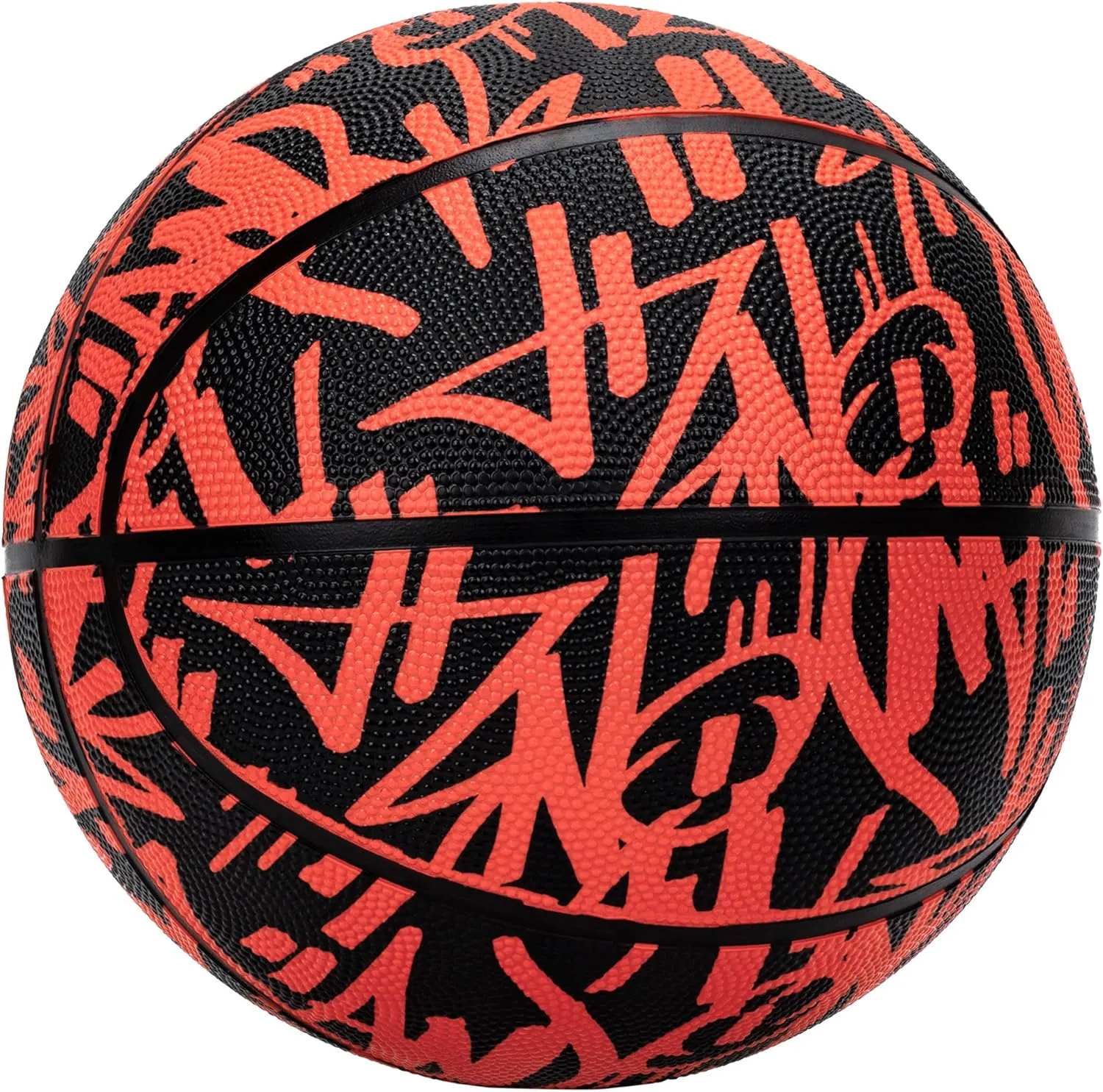 AND1 Fantom Graffiti Rubber Basketball - Streetball for Indoor and Outdoor Use, Deep Channel Construction and Durability
