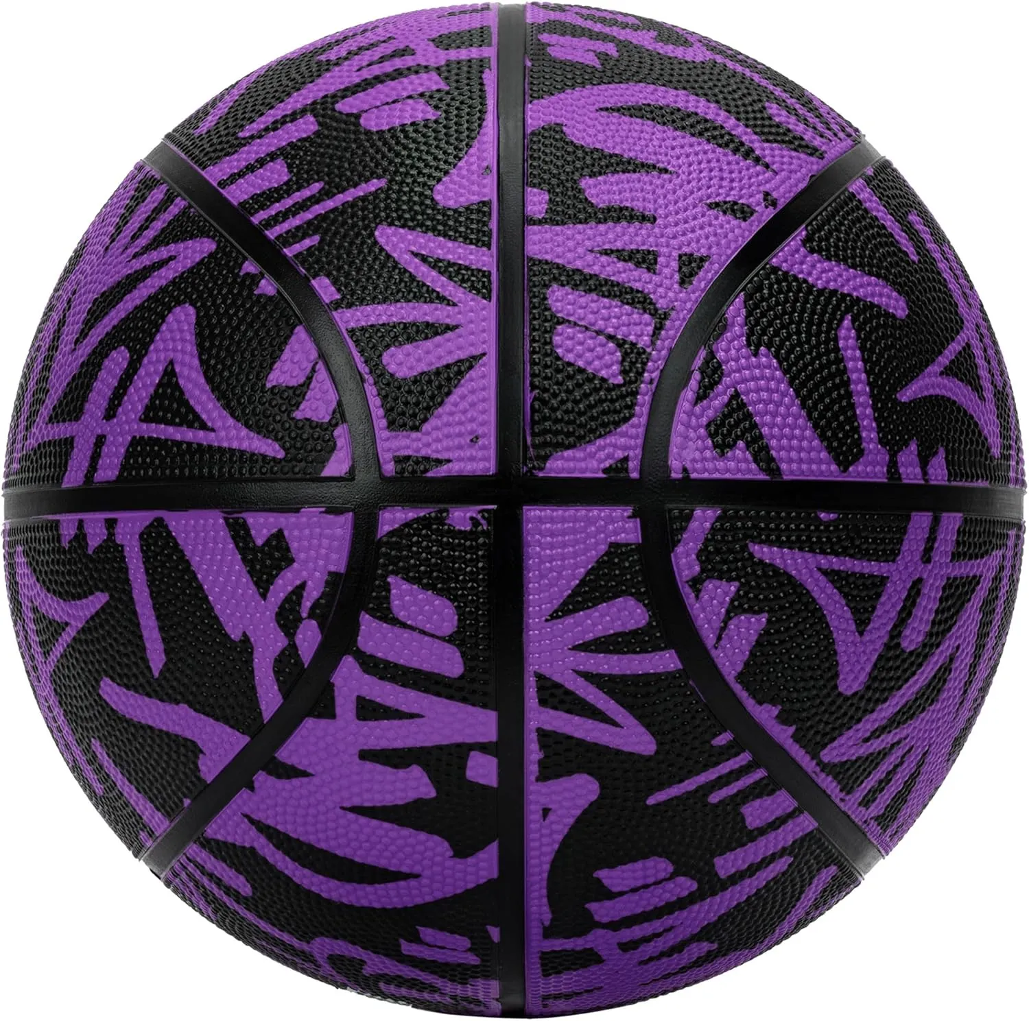 AND1 Fantom Graffiti Rubber Basketball - Streetball for Indoor and Outdoor Use, Deep Channel Construction and Durability