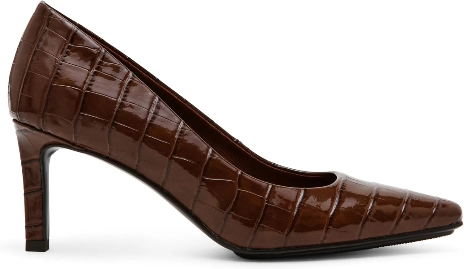 Anne Klein Womens Ruthie Textured Patent Pumps