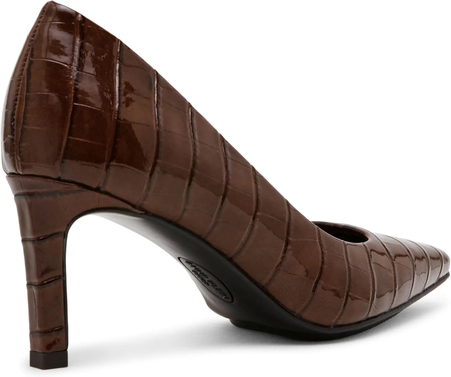 Anne Klein Womens Ruthie Textured Patent Pumps
