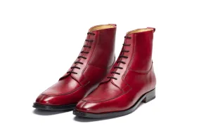 Apron Derby Boot - Dark Oxblood