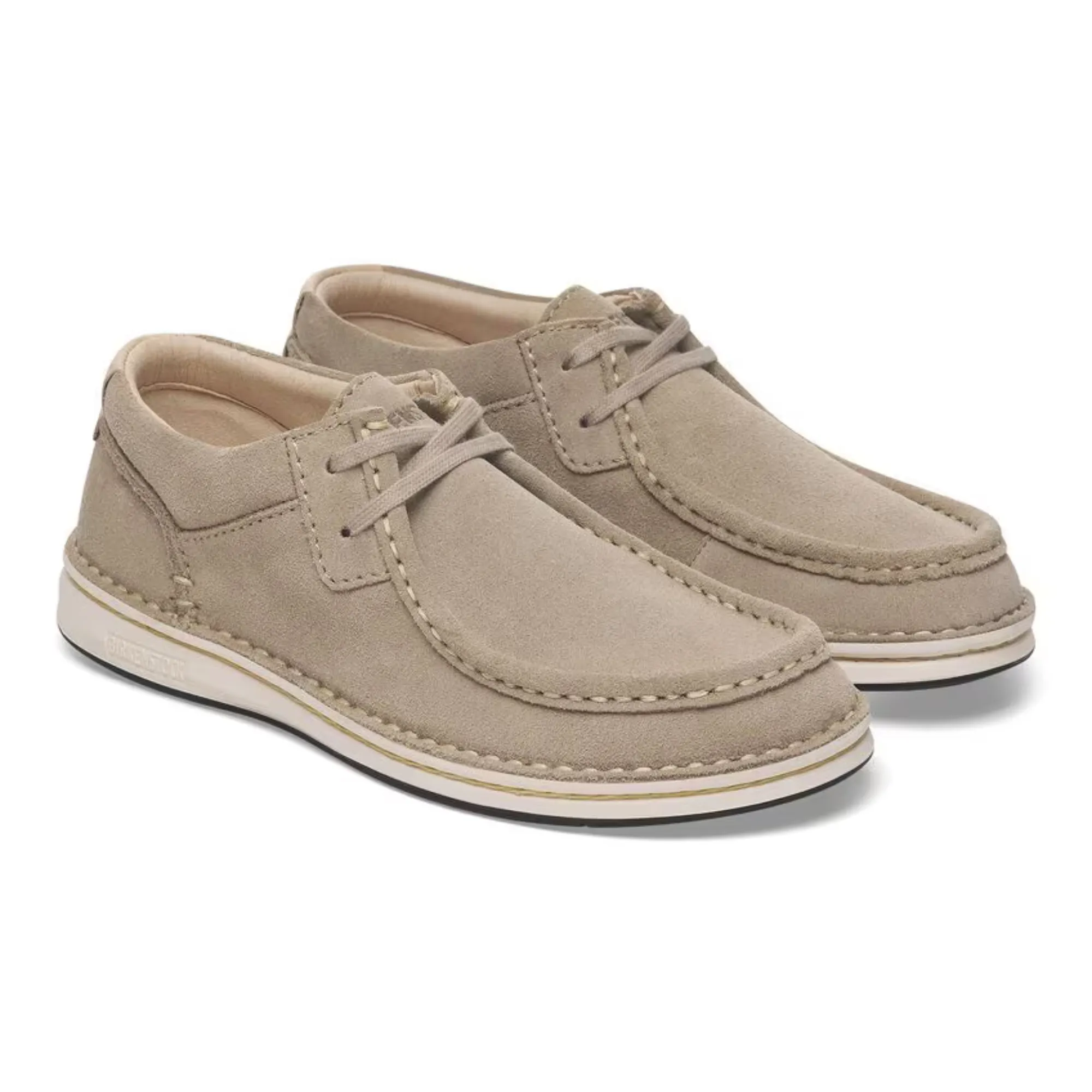 Birkenstock Pasadena Suede Shoe - Taupe