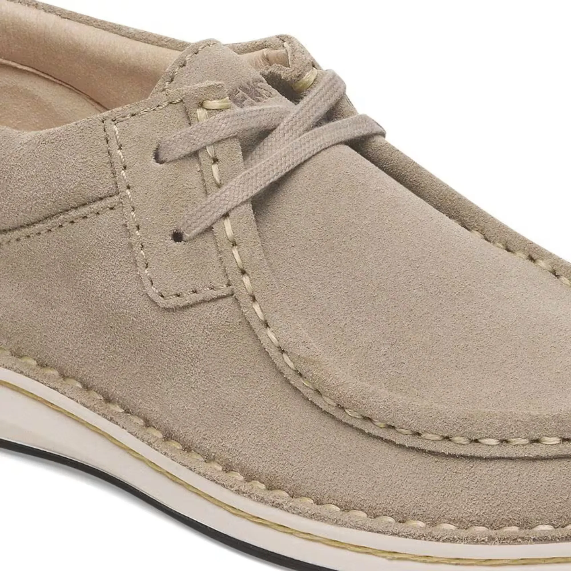 Birkenstock Pasadena Suede Shoe - Taupe