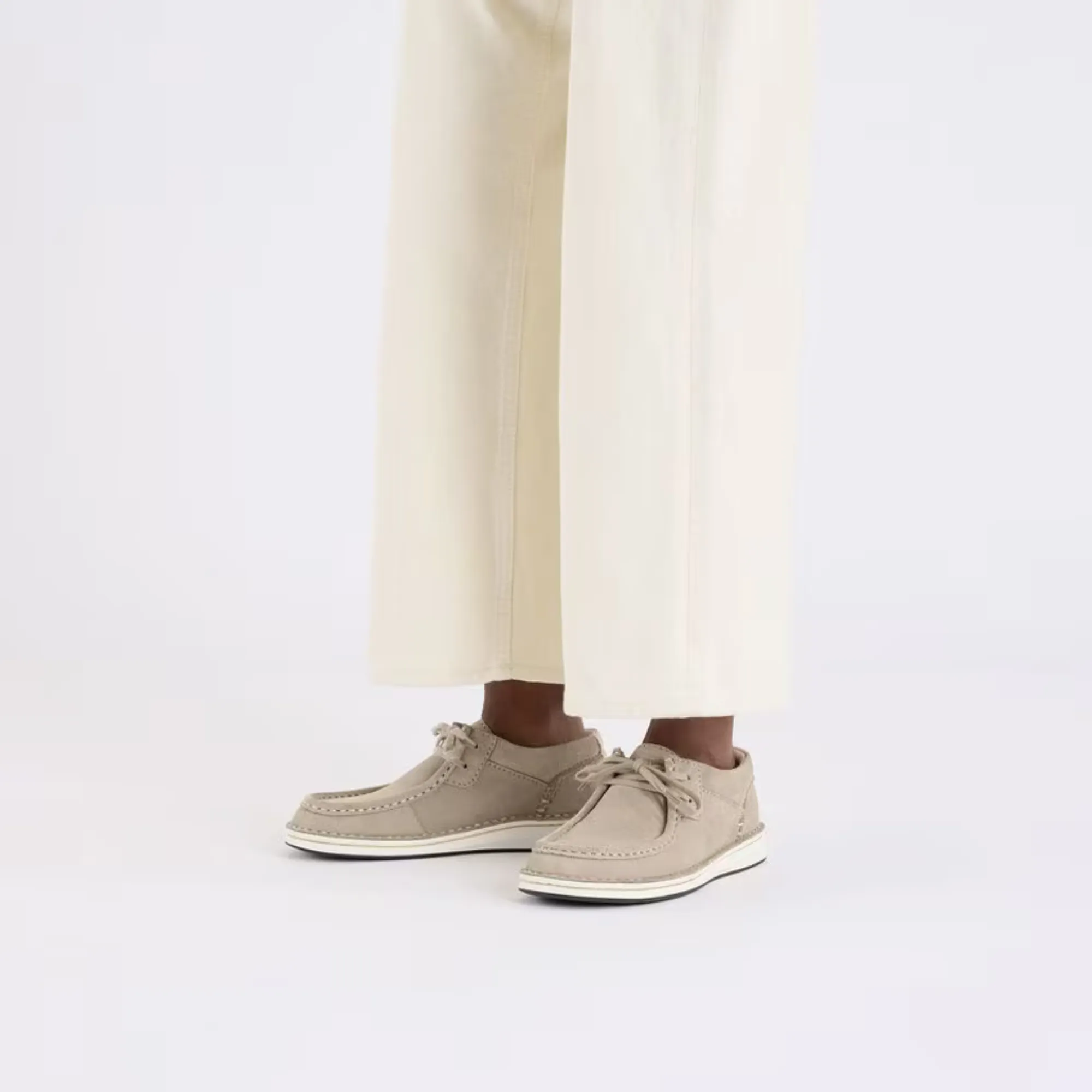 Birkenstock Pasadena Suede Shoe - Taupe