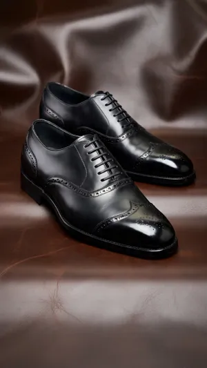 Black wingtip Oxford