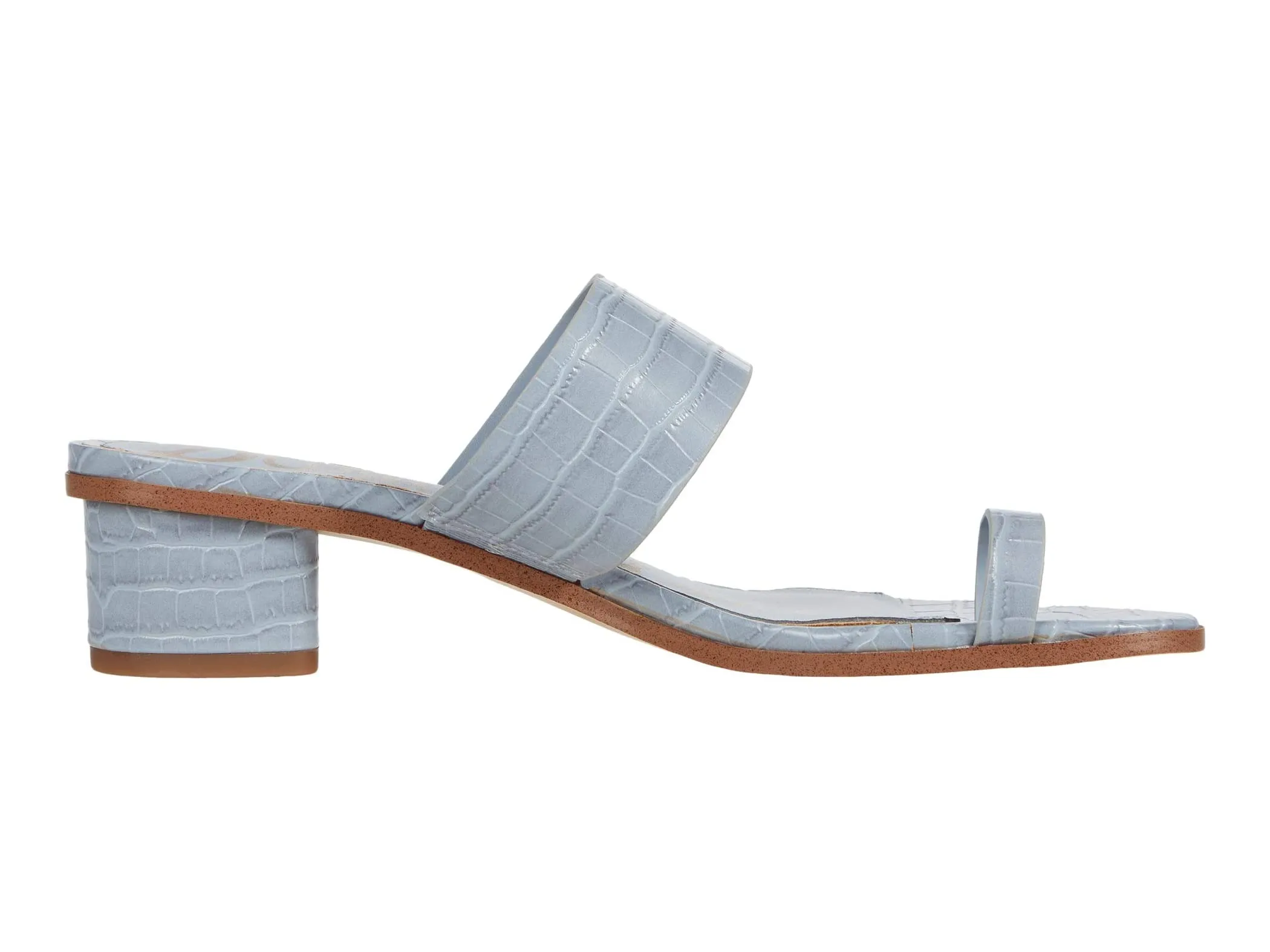 Block-Heel Toe-Loop Sandals Slide Blue Sandals Edelman Sam Exclusive access Slip-On Ilana Mule Easy returns