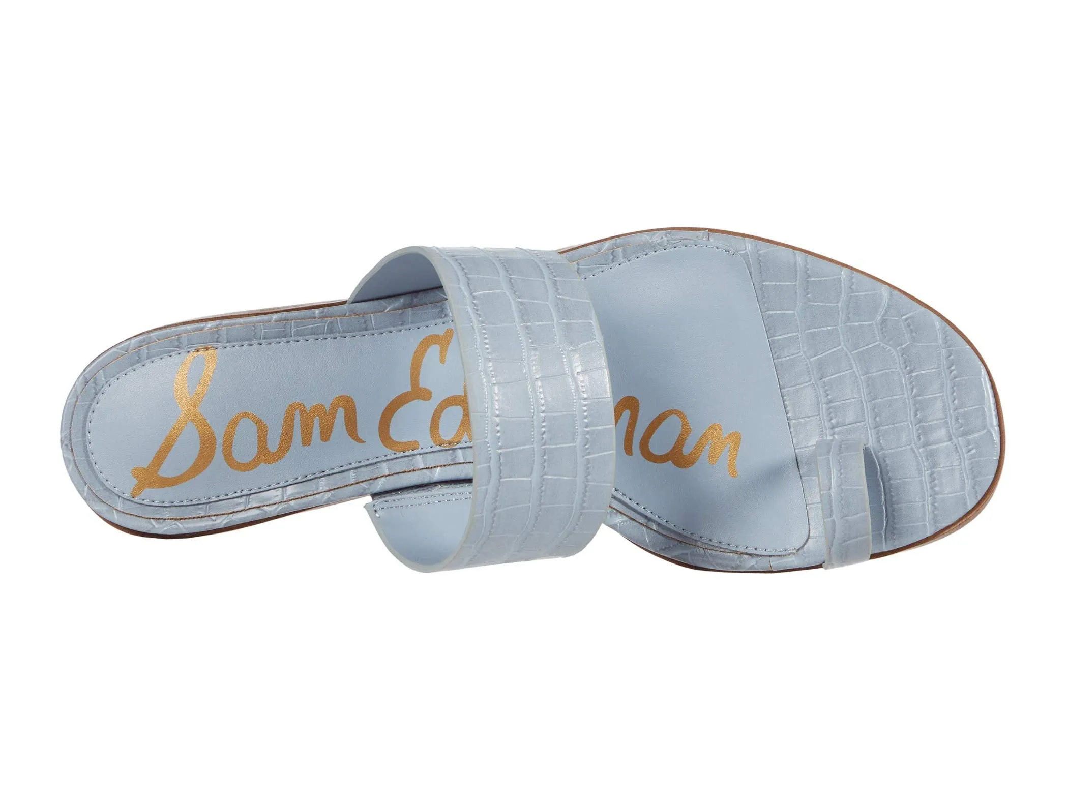 Block-Heel Toe-Loop Sandals Slide Blue Sandals Edelman Sam Exclusive access Slip-On Ilana Mule Easy returns