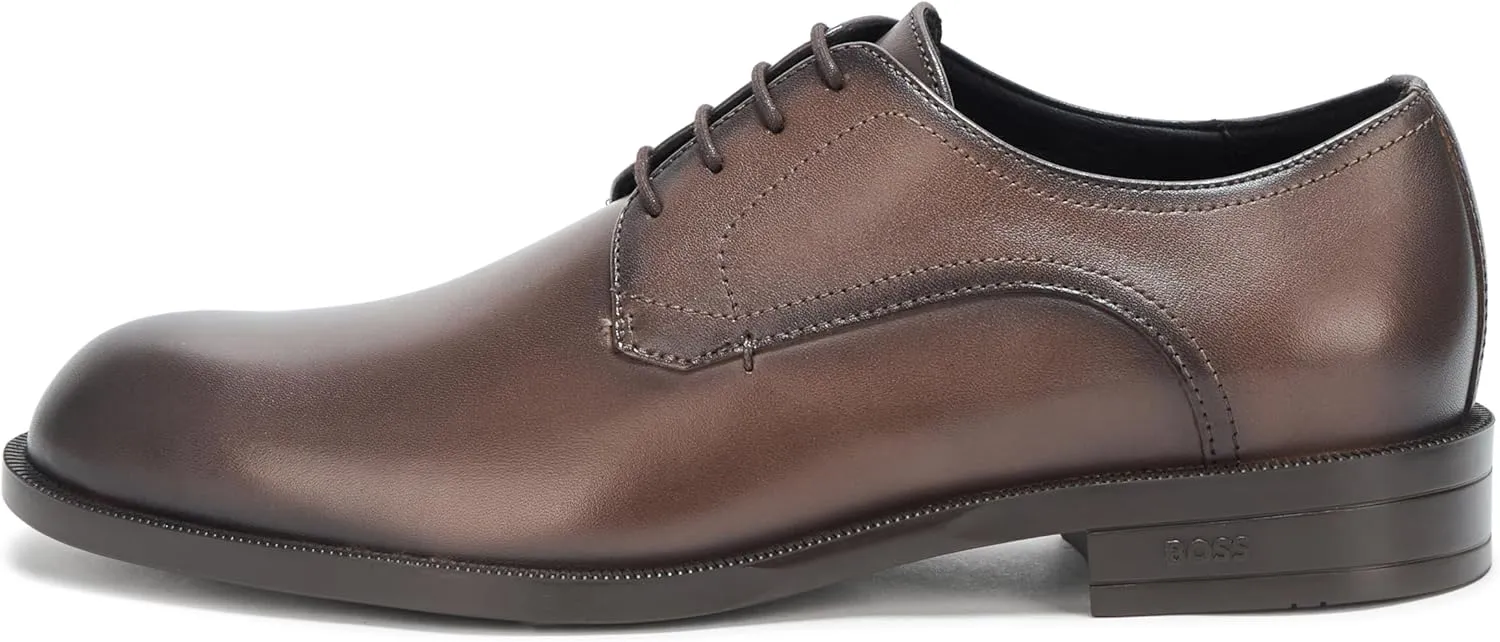 BOSS Men's Tayil Smooth Leather Derby Dress Shoe Oxford