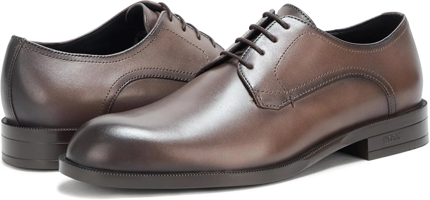 BOSS Men's Tayil Smooth Leather Derby Dress Shoe Oxford