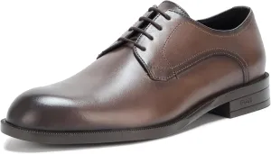 BOSS Men's Tayil Smooth Leather Derby Dress Shoe Oxford