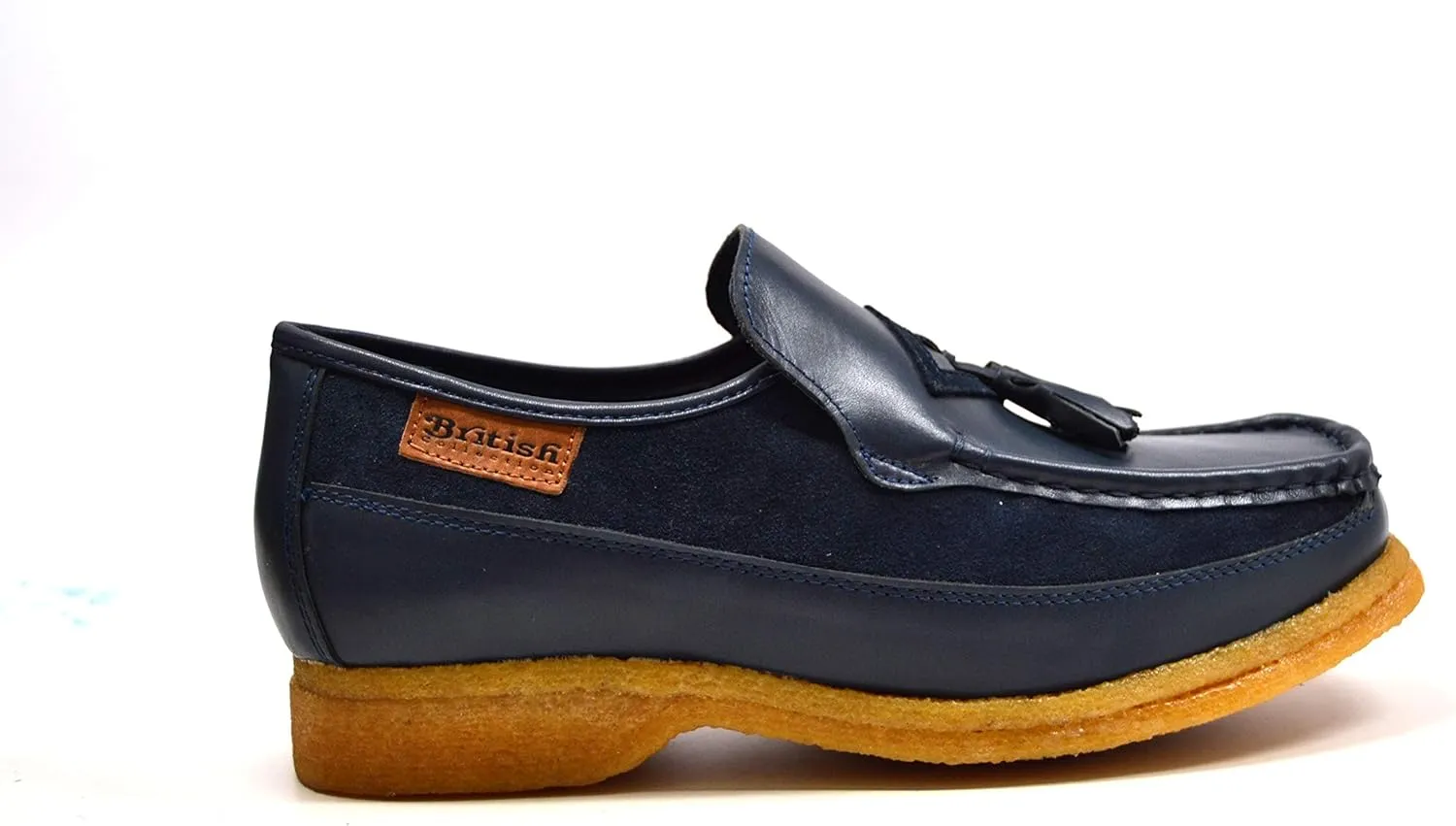 British Collection - Brooklyn Leather and Suede Combo Shoes [2200-1 -2200-4]