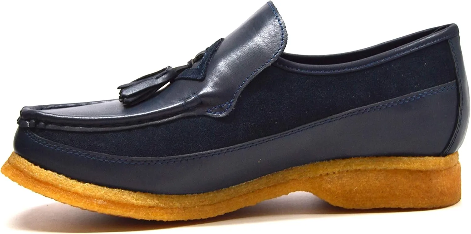 British Collection - Brooklyn Leather and Suede Combo Shoes [2200-1 -2200-4]