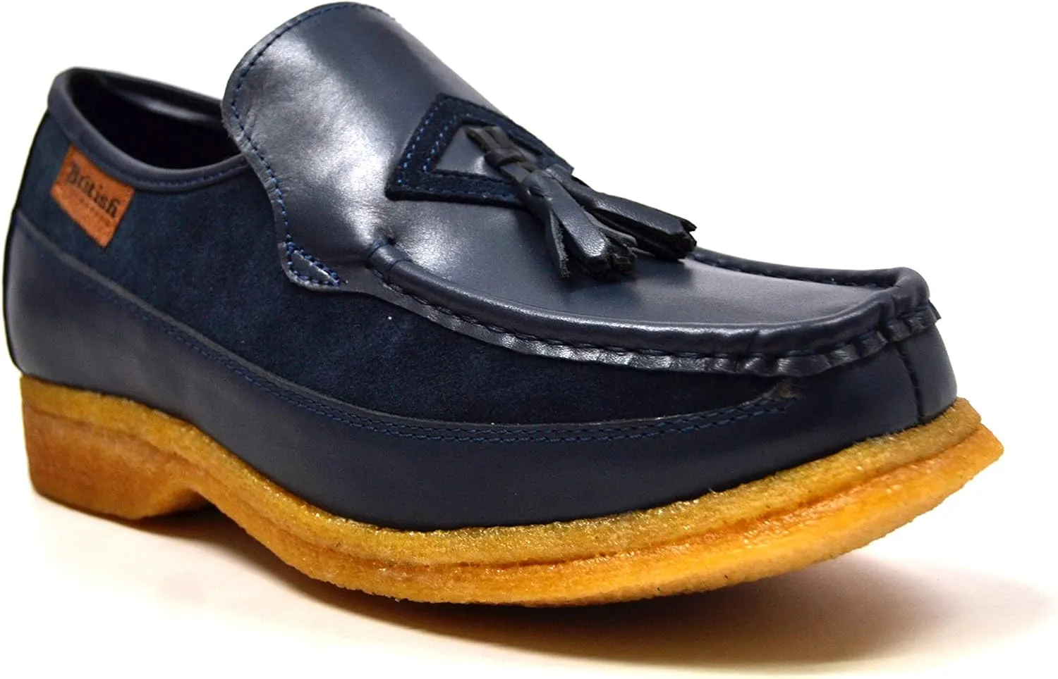 British Collection - Brooklyn Leather and Suede Combo Shoes [2200-1 -2200-4]