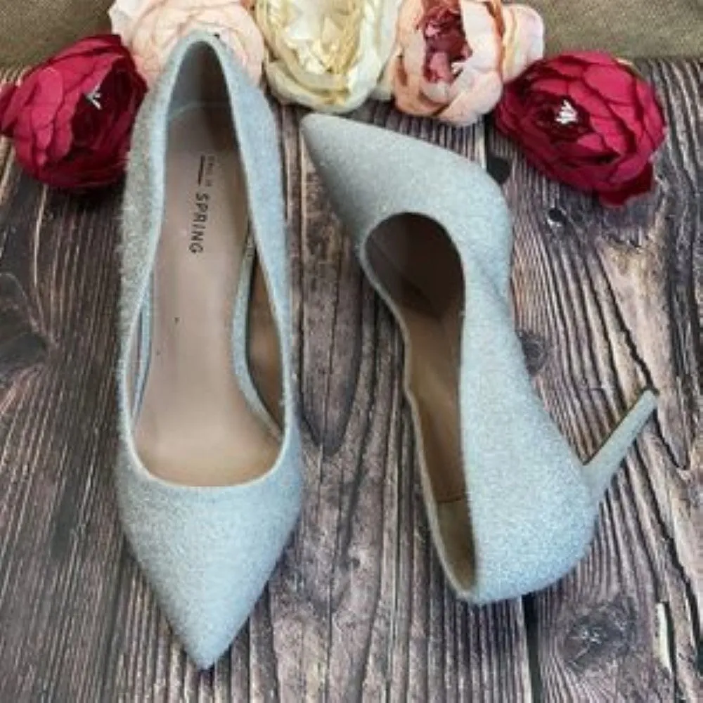 Call It Spring Silver Agrirewiel Pumps 9
