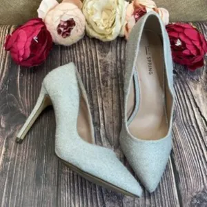 Call It Spring Silver Agrirewiel Pumps 9