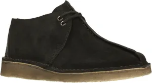 Clarks Men's Desert Trek Moccasin, Black Suede, 8 Medium US
