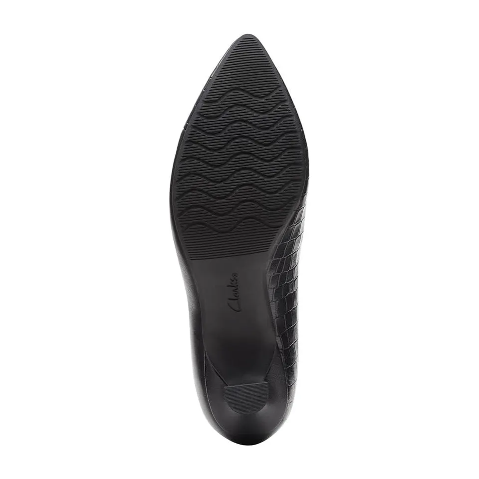 Clarks Women's Kataleyna Rose Black Croc 26175069