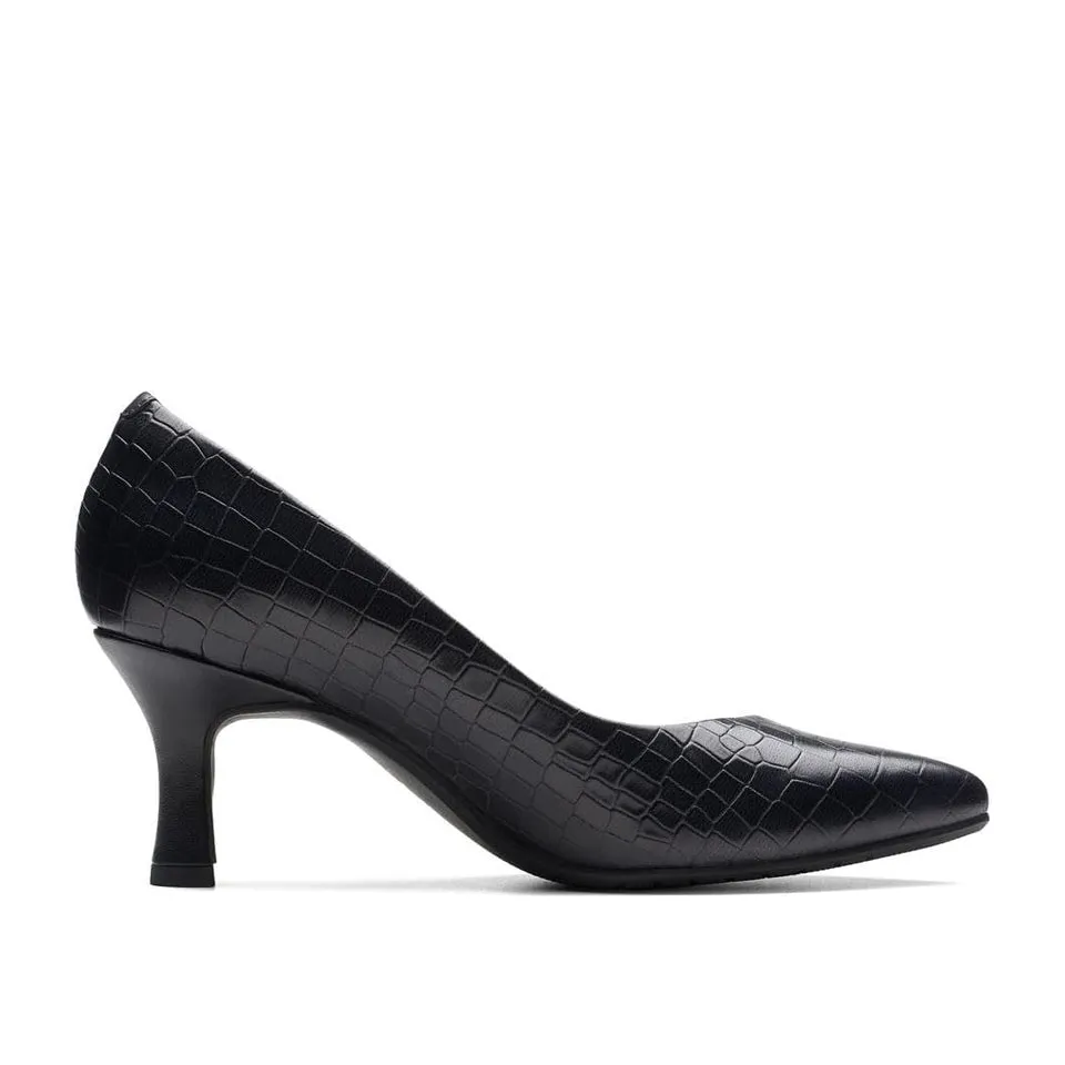 Clarks Women's Kataleyna Rose Black Croc 26175069