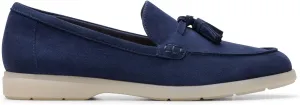 Clarks Women's Narini Edge Slippers, Navy Suede, 39.5 EU