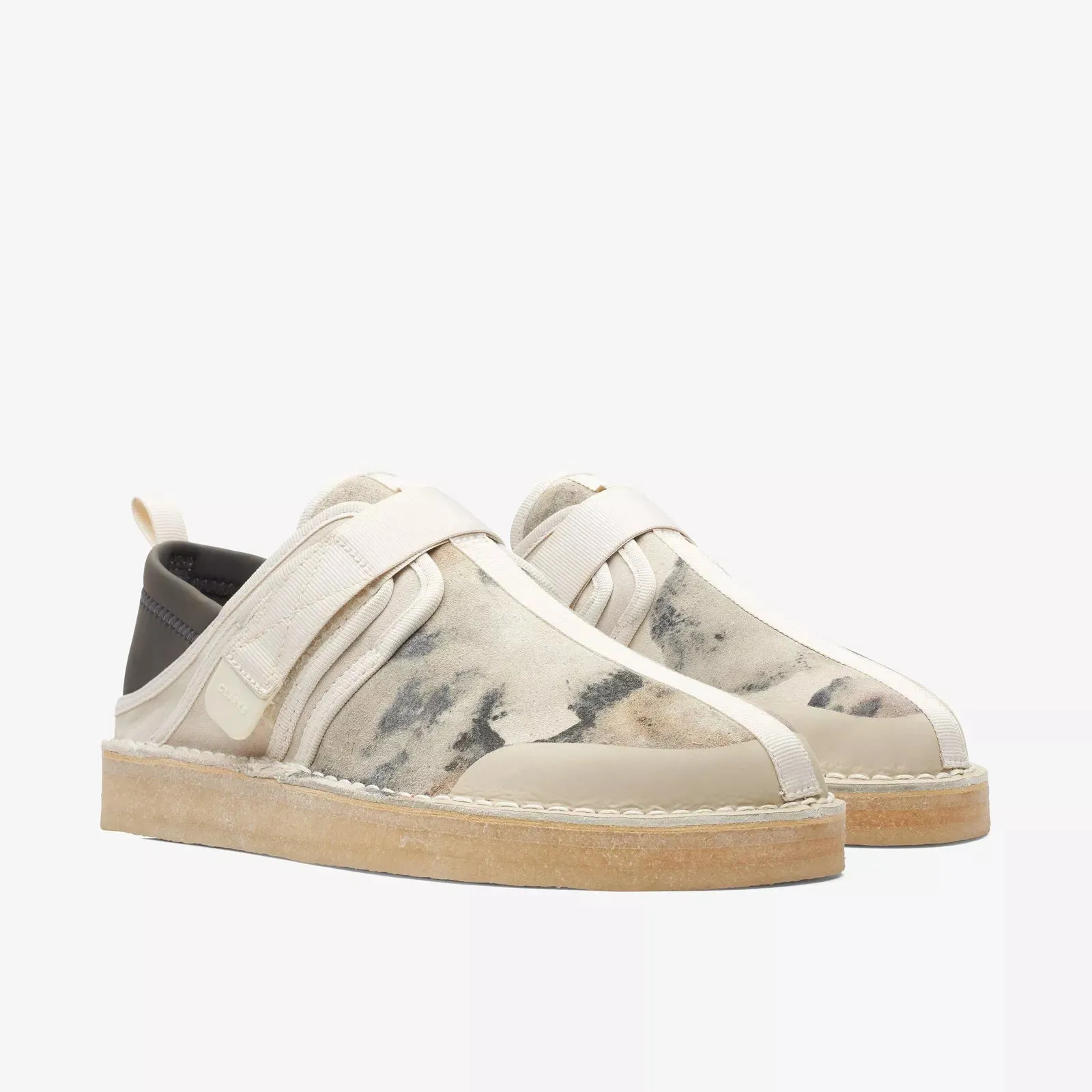 Clarks Women's Trek Taiyo White Suede 26166286