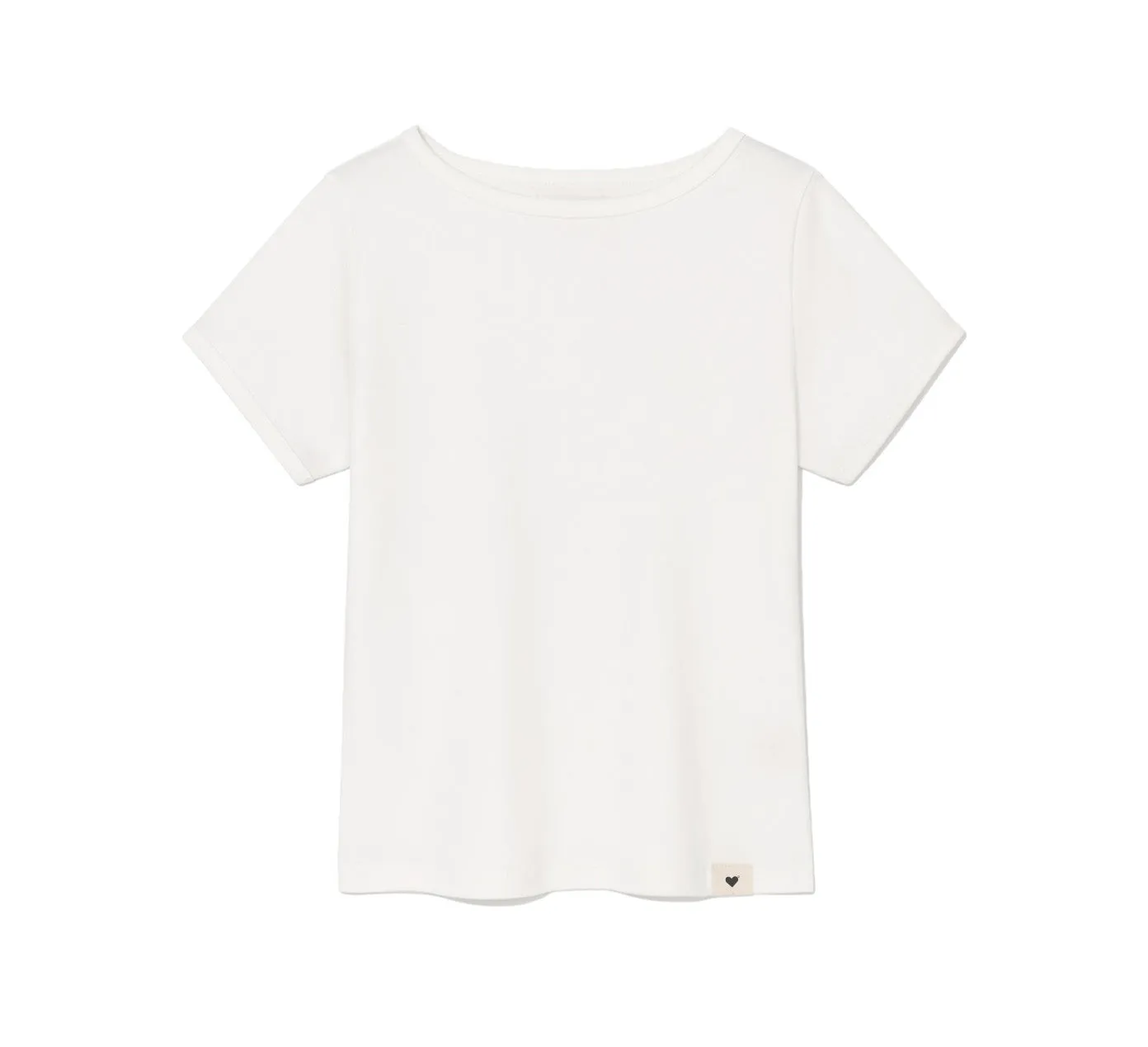 CLASSIC BOAT NECK BOXY TEE - Stripe Brown
