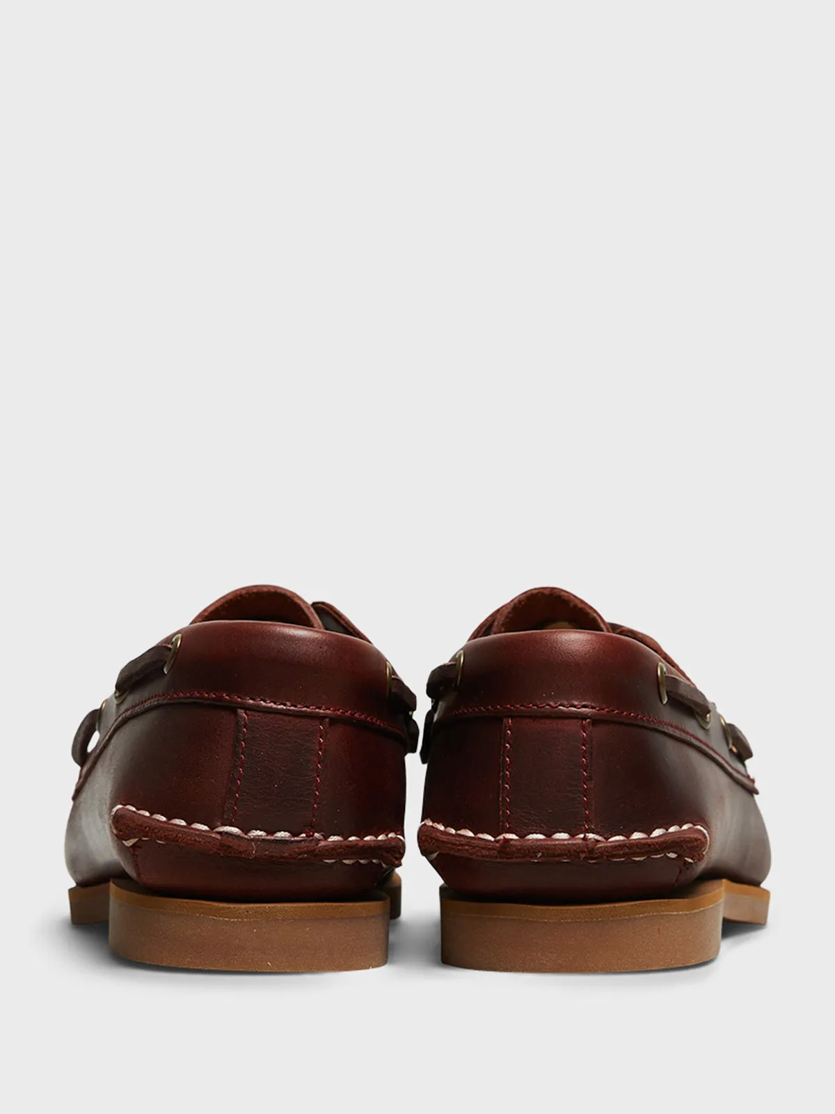 Classic Boat Shoe in Burgundy Full Grain