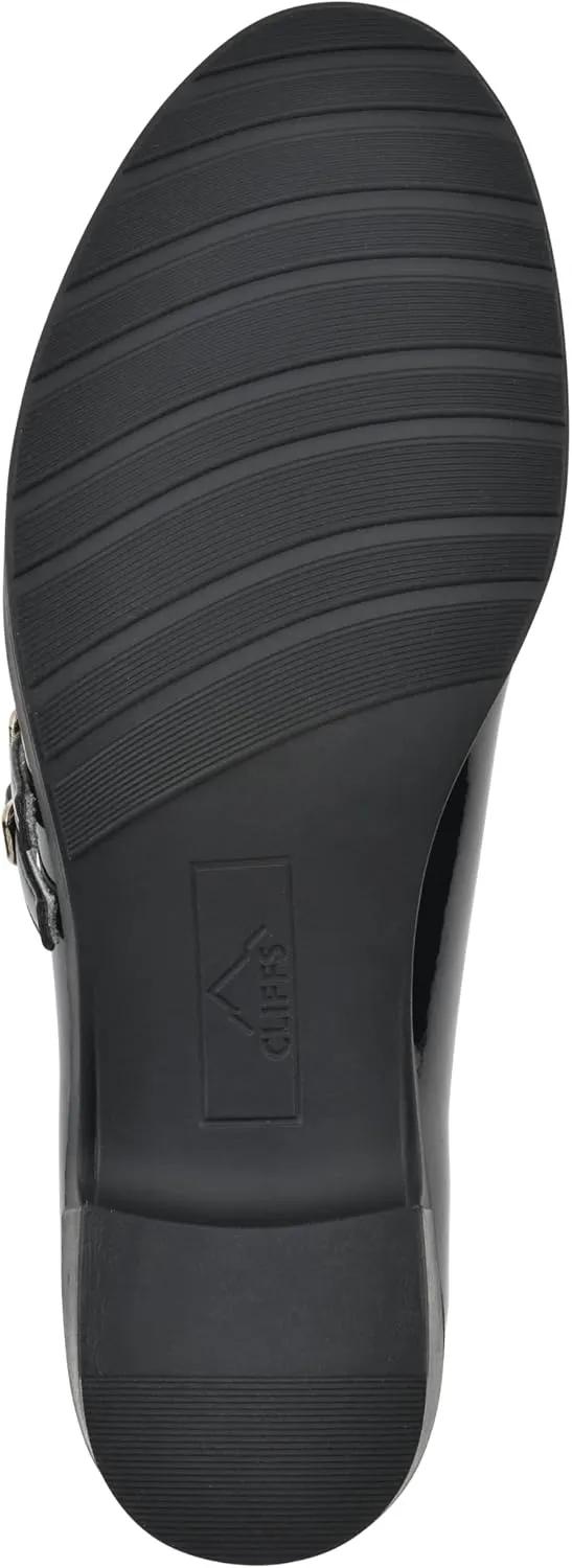 CLIFFS BY WHITE MOUNTAIN Women's Hunta Cushioned Double-Strap Mary Jane Pump