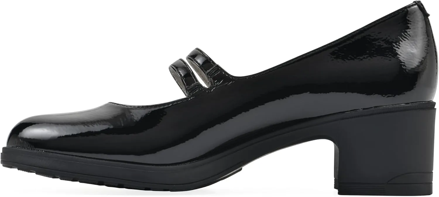 CLIFFS BY WHITE MOUNTAIN Women's Hunta Cushioned Double-Strap Mary Jane Pump