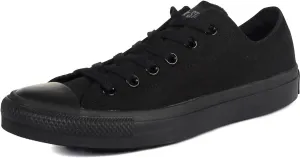 Converse Chuck Taylor All Star Classic Low Skate Shoes - Black Monochrome-8
