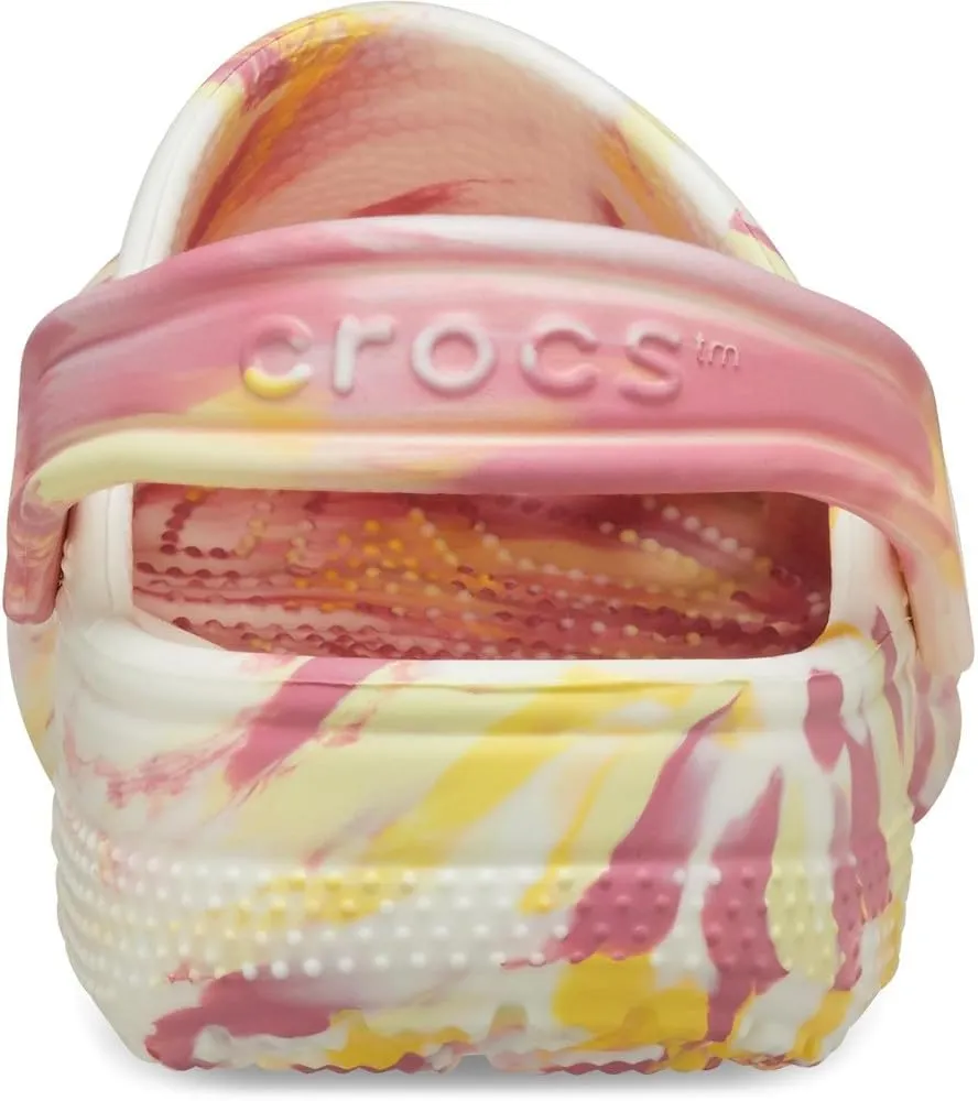 Crocs Girls Classic Marbled Clogs