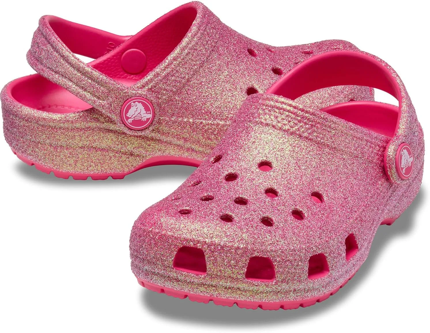 Crocs Kids' Classic Glitter Clog