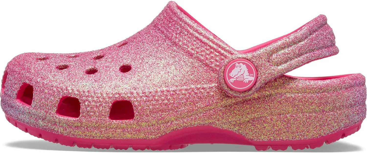 Crocs Kids' Classic Glitter Clog