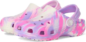 Crocs Kids' Classic Marbled Tie-Dye Clog