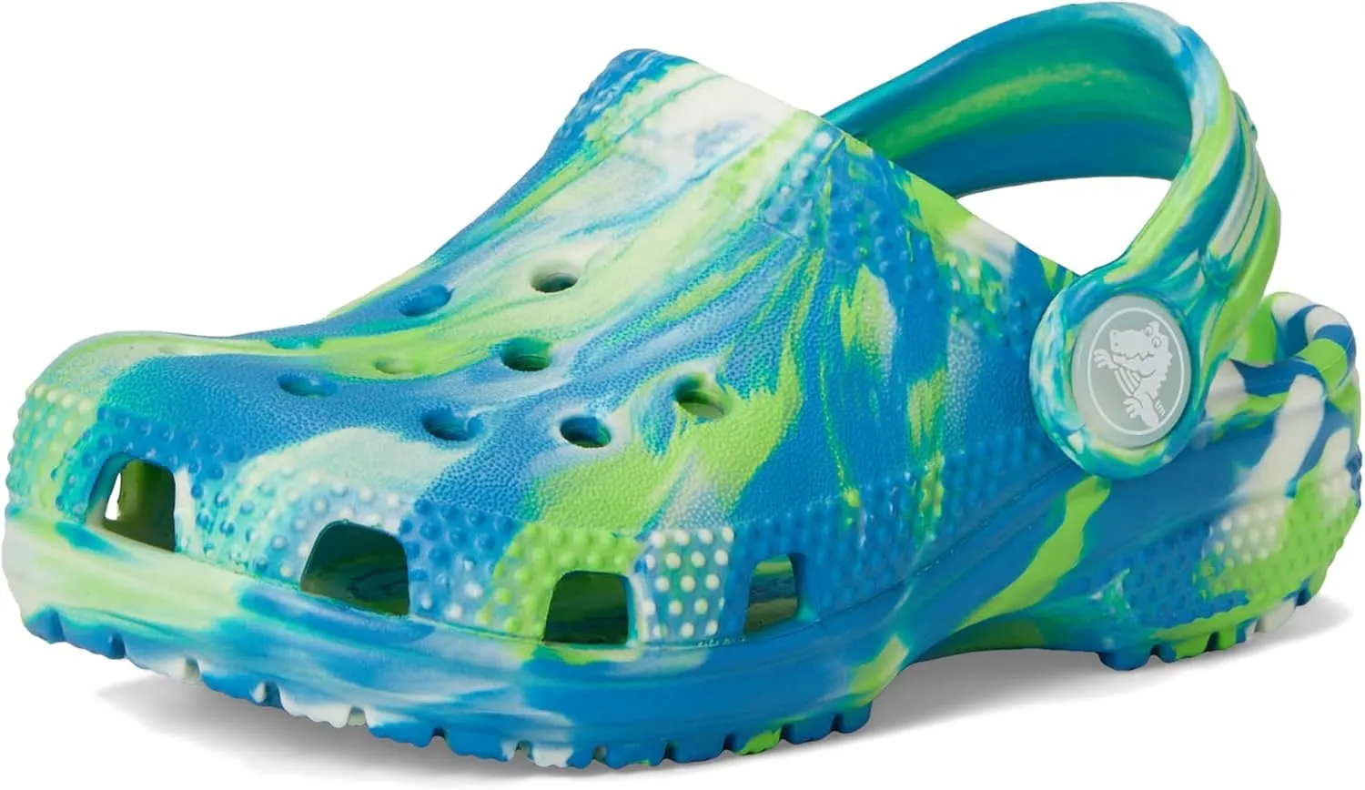 Crocs Kids' Classic Marbled Tie-Dye Clog