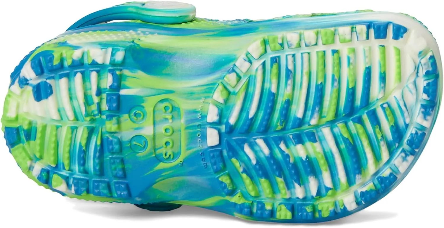 Crocs Kids' Classic Marbled Tie-Dye Clog