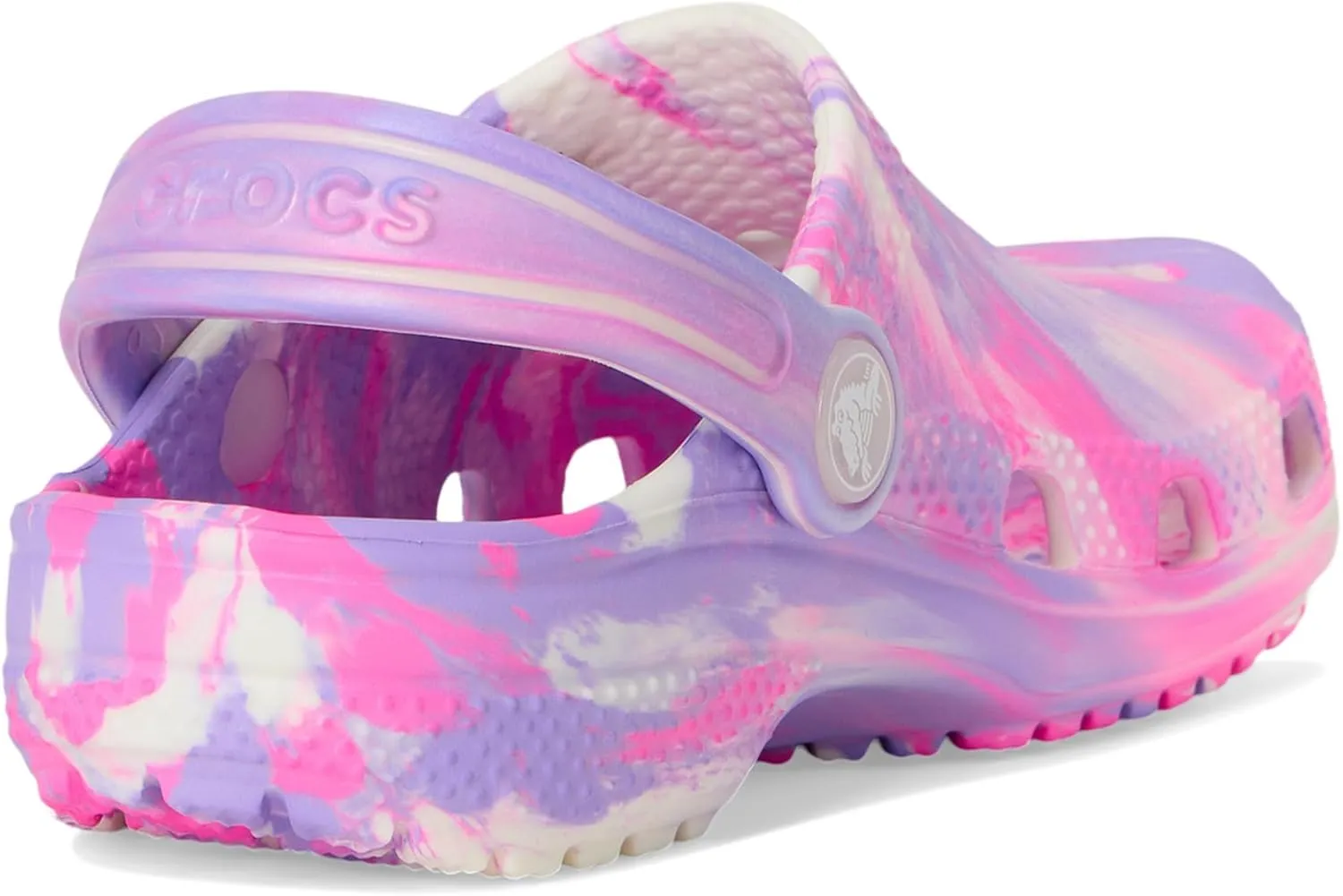 Crocs Kids' Classic Marbled Tie-Dye Clog