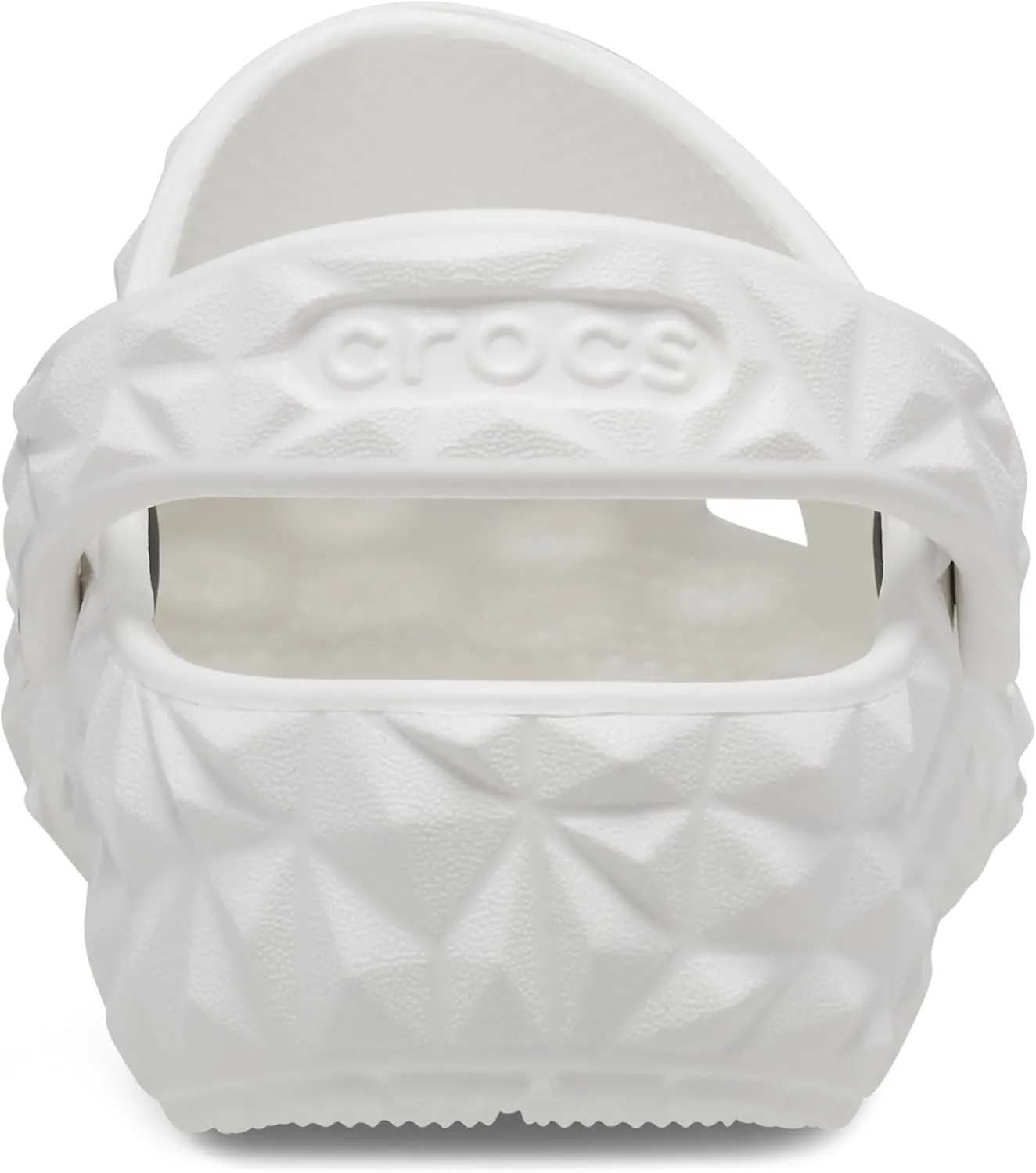 Crocs Unisex-Adult Classic Geometric Clog K WHI