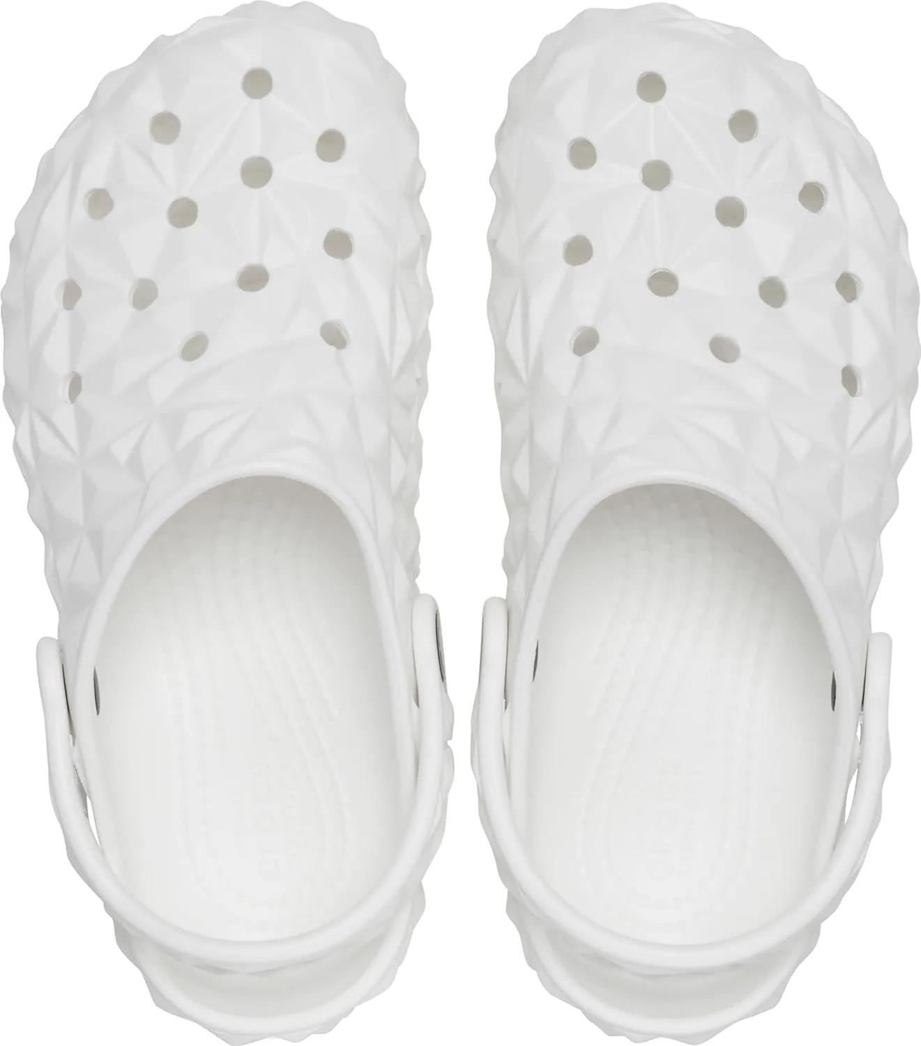 Crocs Unisex-Adult Classic Geometric Clog K WHI