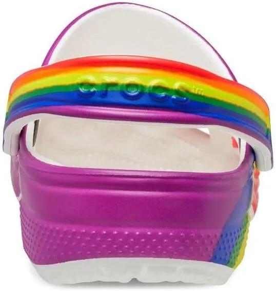 Crocs Unisex Adult Classic Rainbow Dye Clog