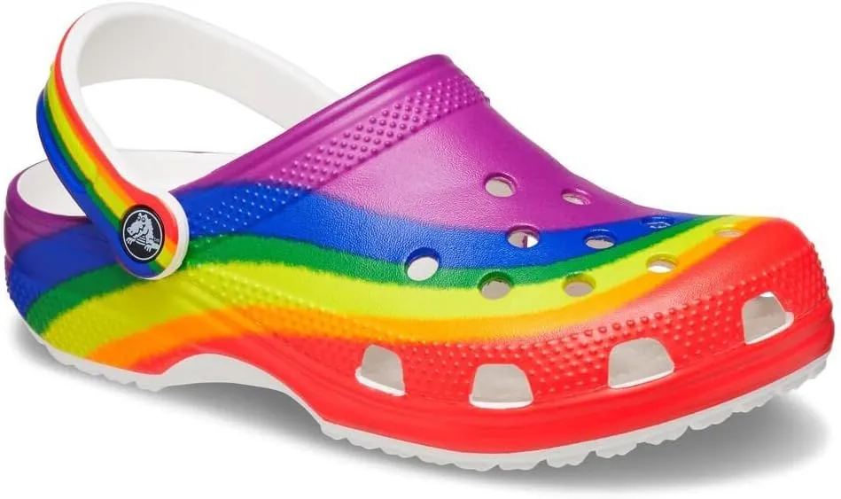 Crocs Unisex Adult Classic Rainbow Dye Clog