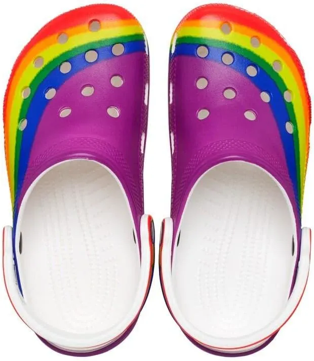 Crocs Unisex Adult Classic Rainbow Dye Clog