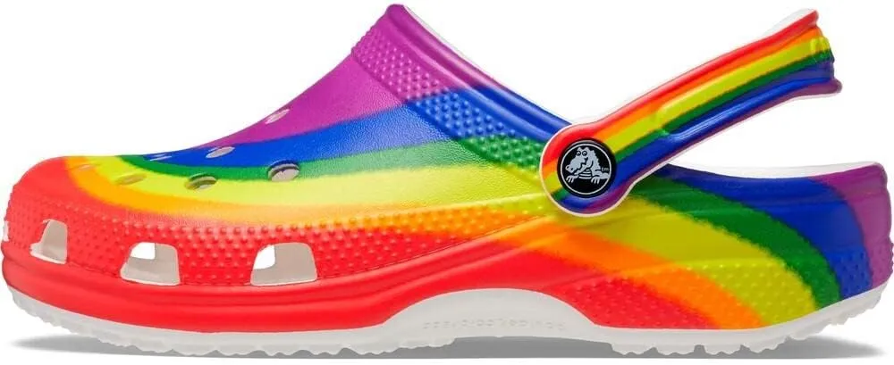 Crocs Unisex Adult Classic Rainbow Dye Clog