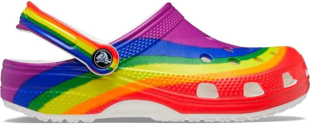 Crocs Unisex Adult Classic Rainbow Dye Clog