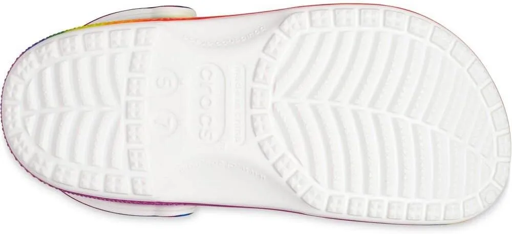 Crocs Unisex Adult Classic Rainbow Dye Clog