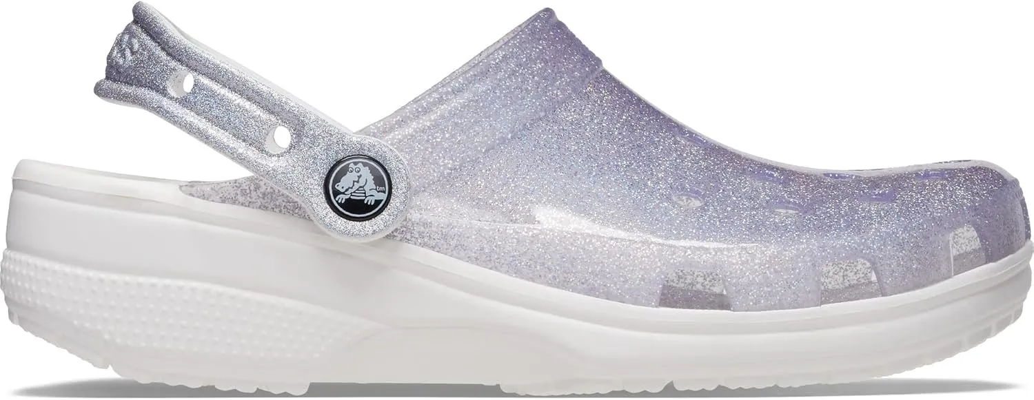 Crocs Unisex-Adult Classic Translucent Glitter Clog