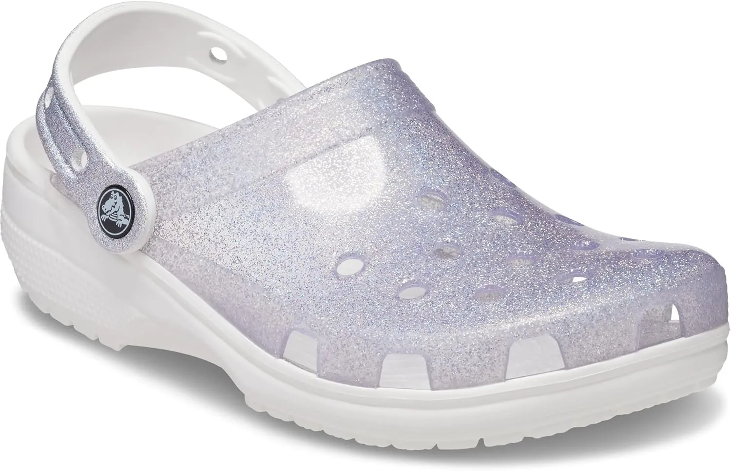 Crocs Unisex-Adult Classic Translucent Glitter Clog