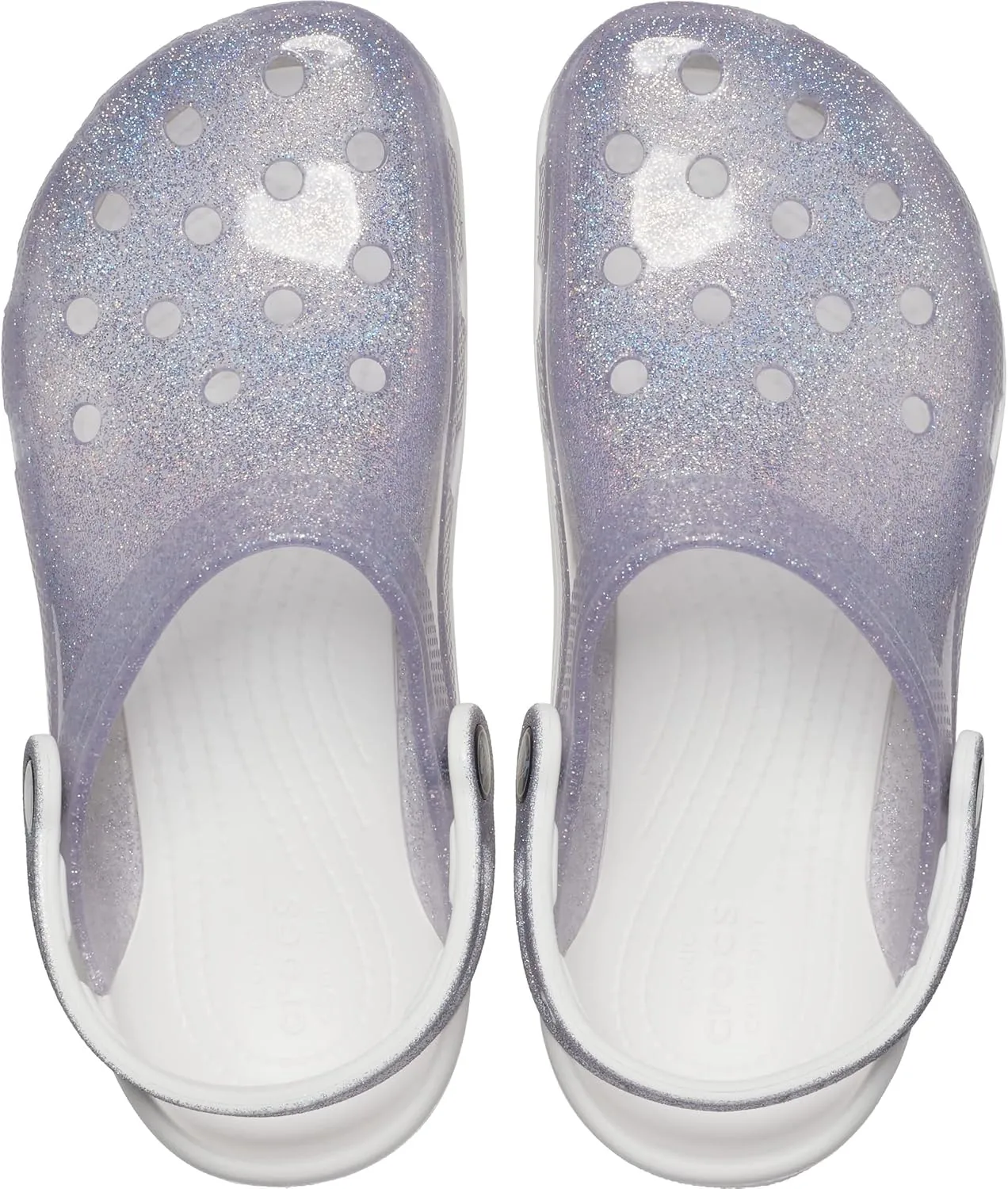 Crocs Unisex-Adult Classic Translucent Glitter Clog