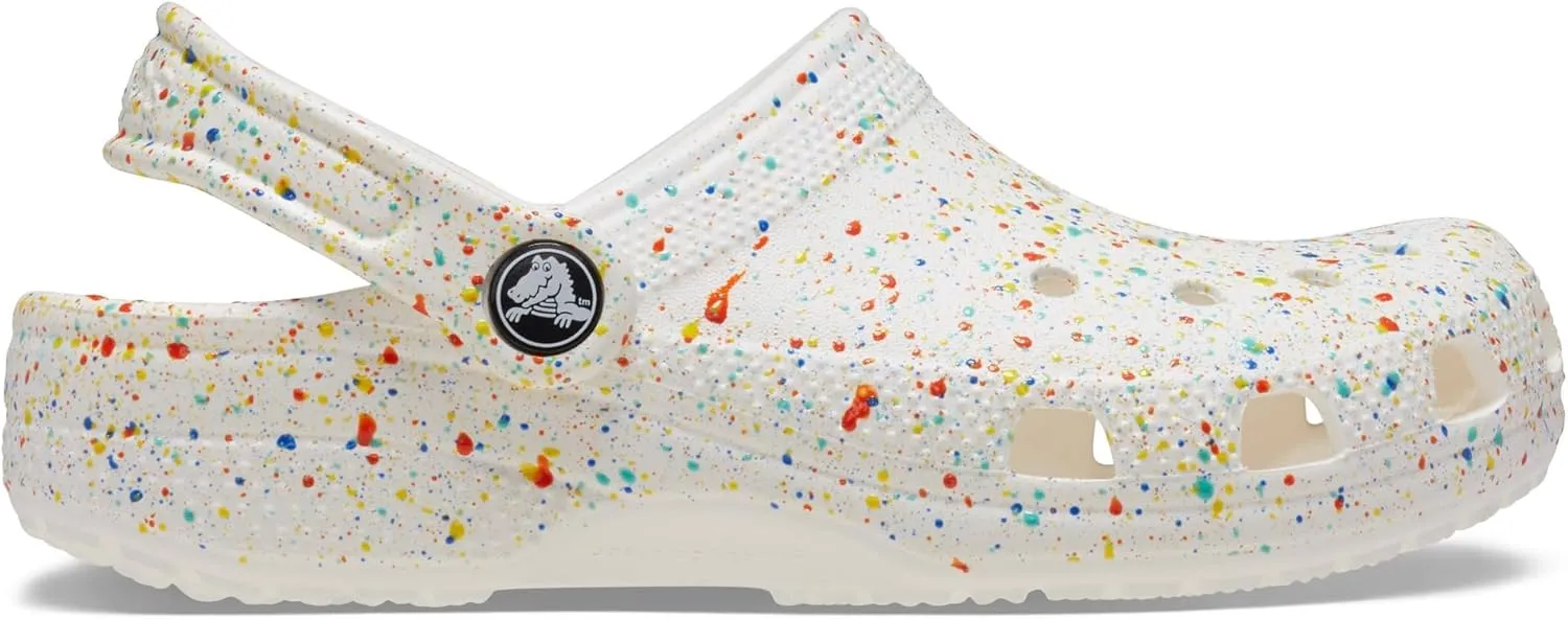Crocs Unisex-Child Classic Graphic Clogs (Little Big Kid)